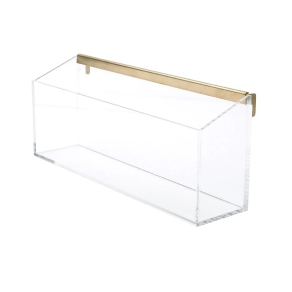 Russell + Hazel Acrylic Wall Valet, Accessory Cup - Picture 2 of 12